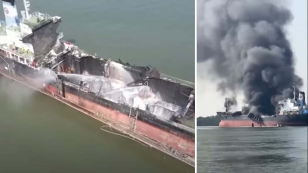 Video: Eight Believed Killed in Thai Oil Tanker Blast