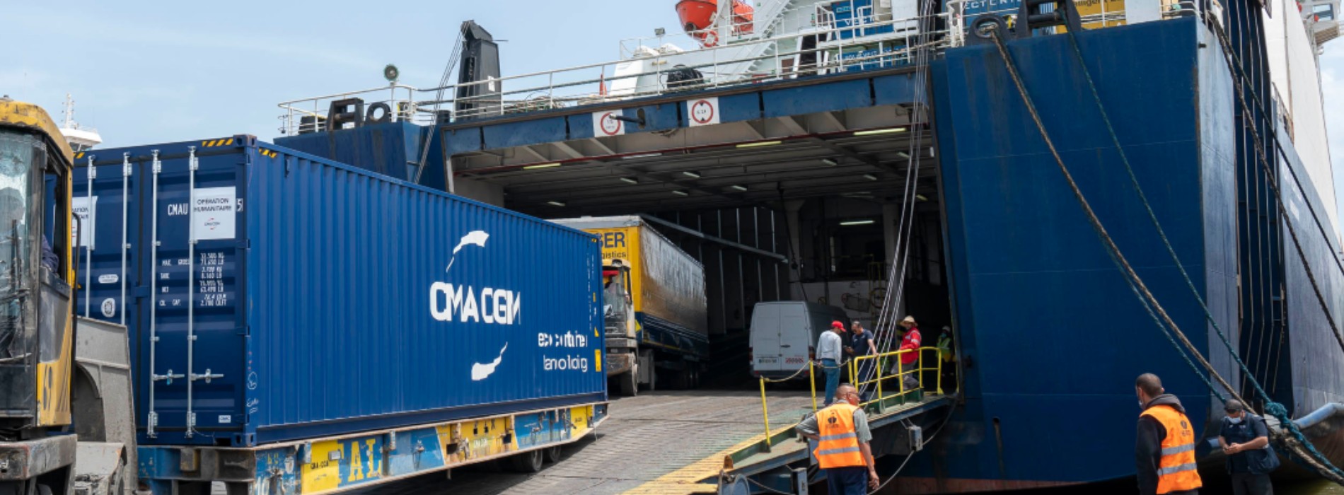 CMA CGM is shipping 55 tons of medical supplies