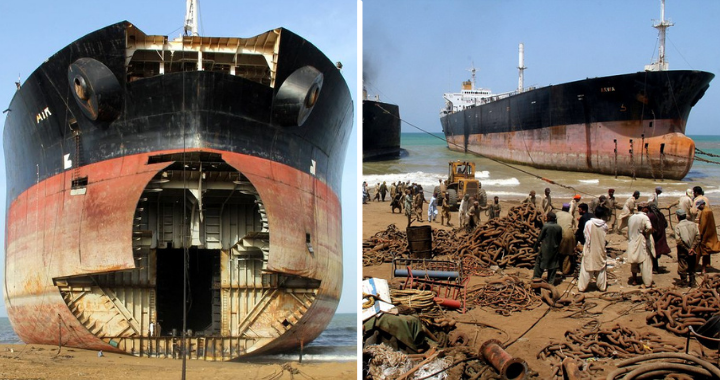 Adani ship scrap yard