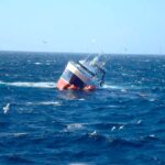 Sunken Trawler off Canada