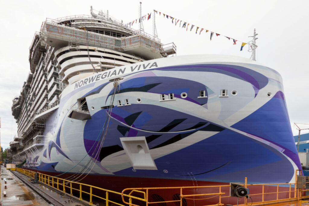 NCL’s Norwegian Viva Floated Out at Fincantieri Shipyard