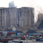 Beirut silo collapses