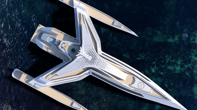 This Epic Tri-Hull Yacht Looks Like It’s From Star Wars